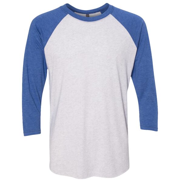 Next Level Apparel Triblend Three-Quarter Raglan T-Shirt 6051-CM Triblend Three-Quarter Raglan T-Shirt Thumbnail