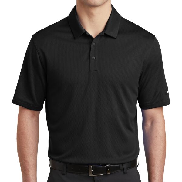 Nike Dri FIT Hex Textured Polo NKAH6266 Dri FIT Hex Textured Polo Thumbnail